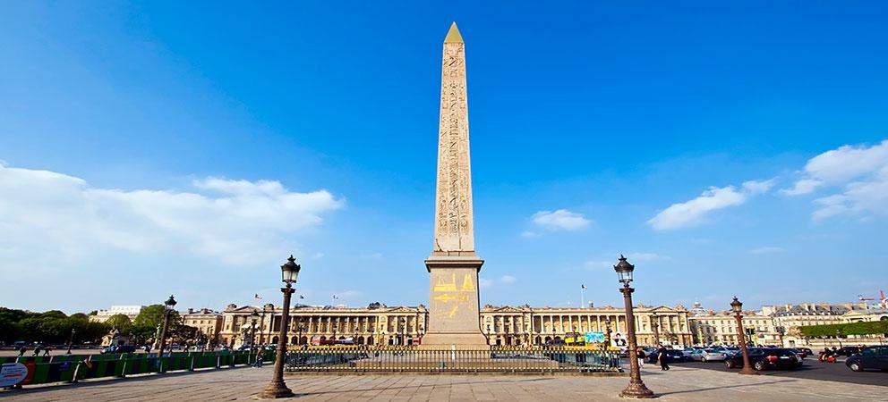 Obelisco de Luxor (Egipto), en la Plaza de la Concorde de París