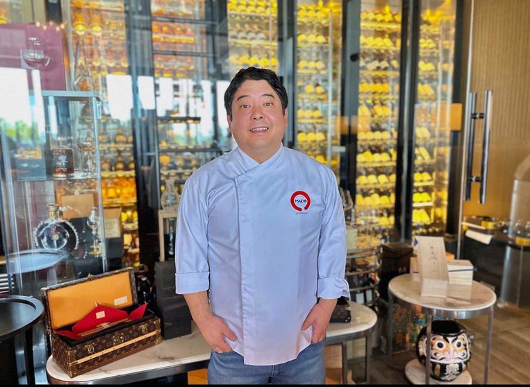 El chef peruano Mitsuharu Tsumura, en Dubai. (EL CORREO)