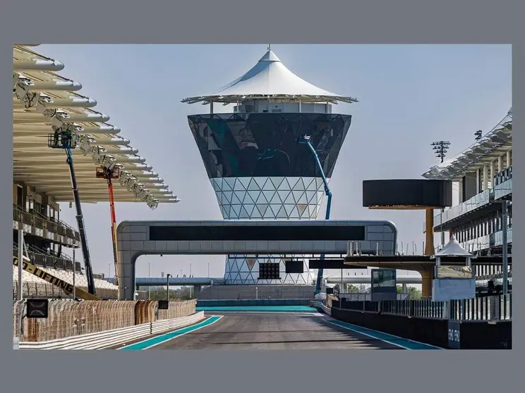 El circuito de Yas Marina en Abu Dhabi. (WAM)