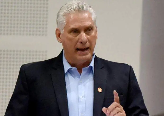 El presidente de Cuba, Miguel Díaz-Canel. (Fuente externa)