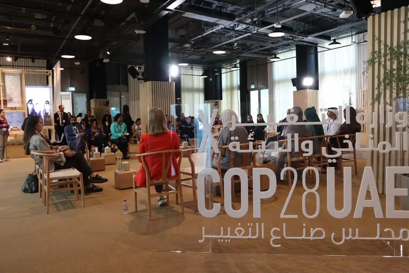 Un encuentro en la Cop28 de Dubai. (WAM)