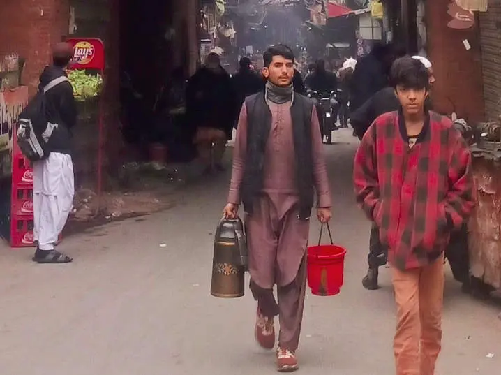 Perspectiva urbana de Lahore en Pakistán. (Rafael González García de Cosío)