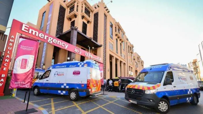 Una imagen de la instalación de emergencias en Al Ain. (Fuente externa)