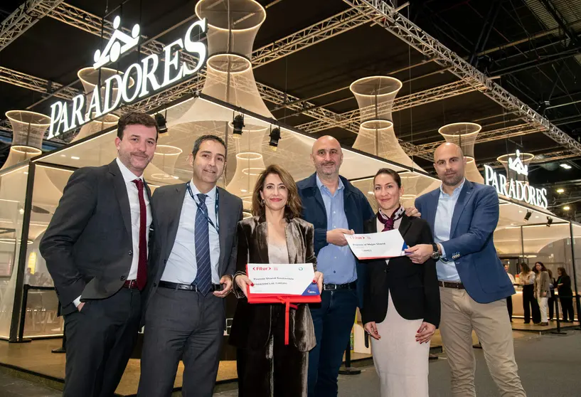 Premio Mejor Stand y Stand Sostenible Paradores de Fitur 2024. (Cedida)