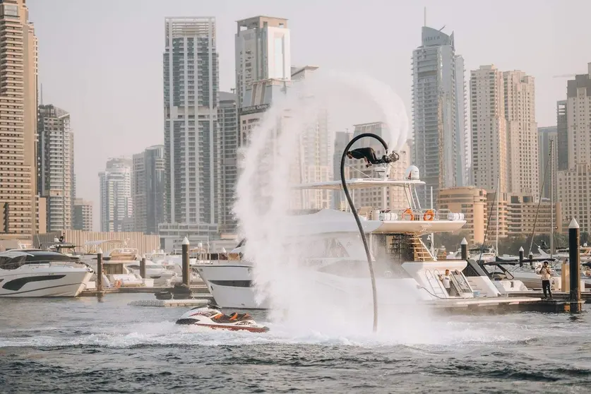 Una imagen del Salón Naútico de Dubai. (WAM)