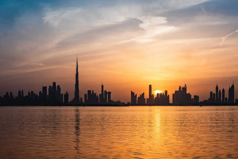 Atardecer vista Dubai. (Imagen Suministrada).