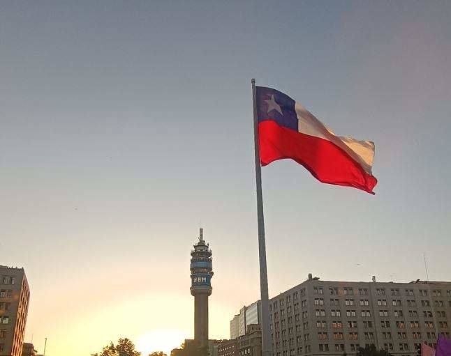 La bandera de Chile a modo ilustrativo. (X)