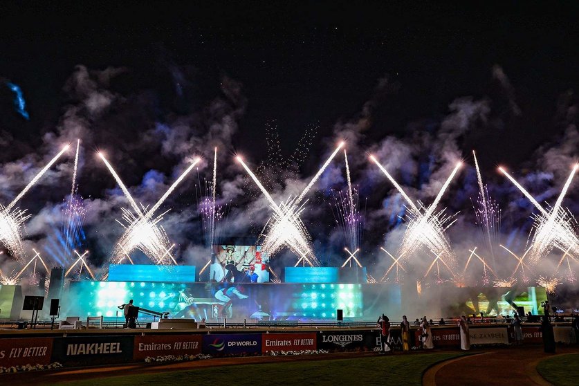 Una imagen de una edición de la Dubai World Cup. (WAM)