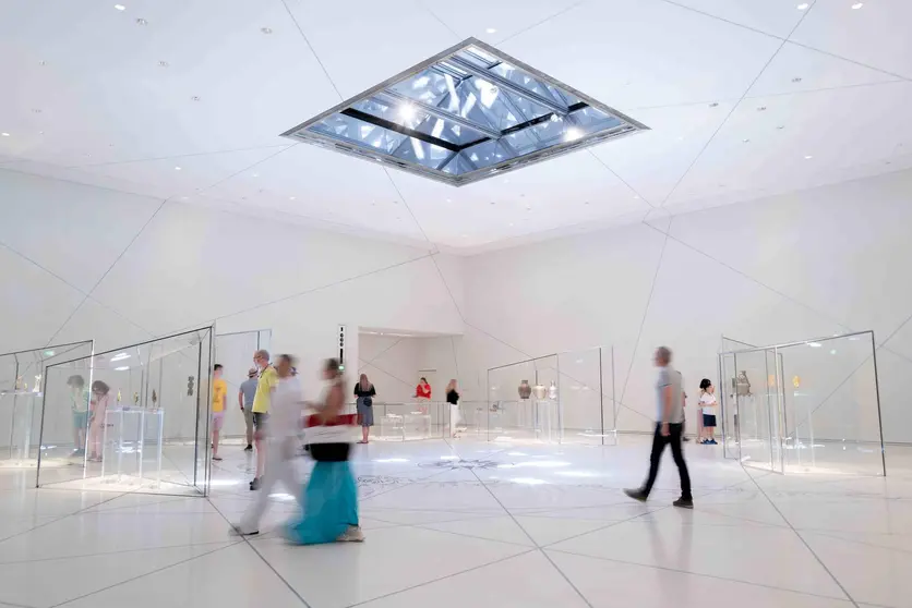 Una imagen de museo Louvre Abu Dhabi. (WAM)