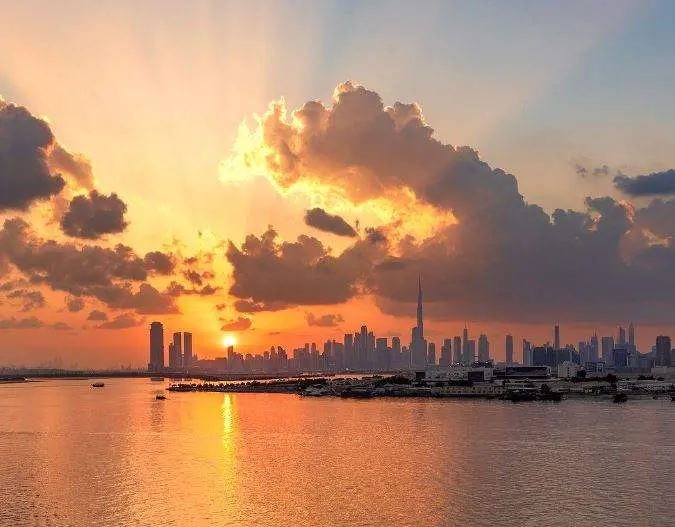 Un atardecer en Dubai. (VisitDubai)