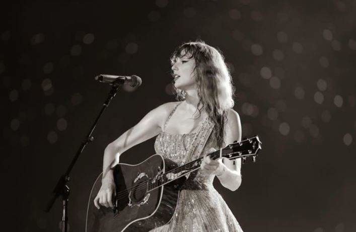 Taylor Swift durante un concierto. (Instagram)