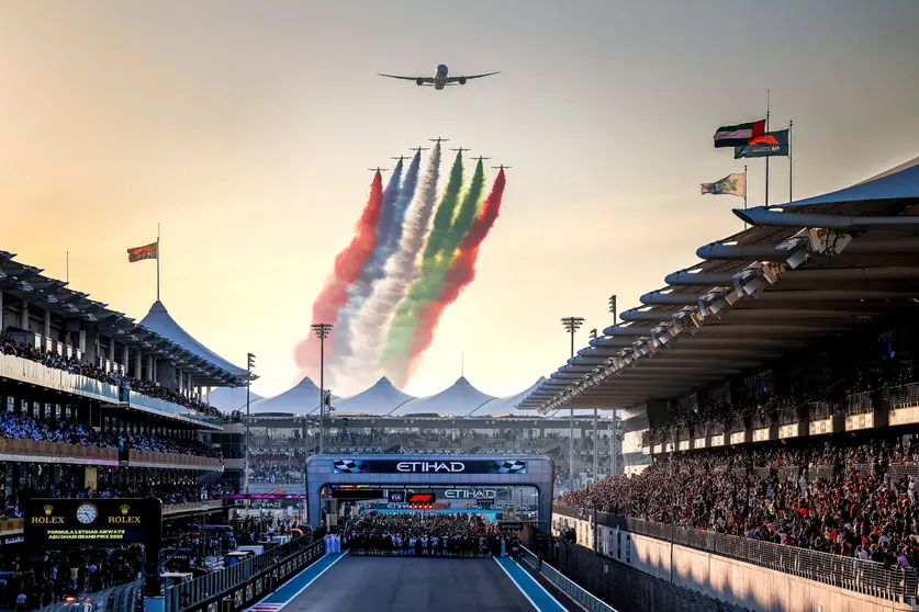 El circuito de Yas Marina en Abu Dhabi. (WAM)