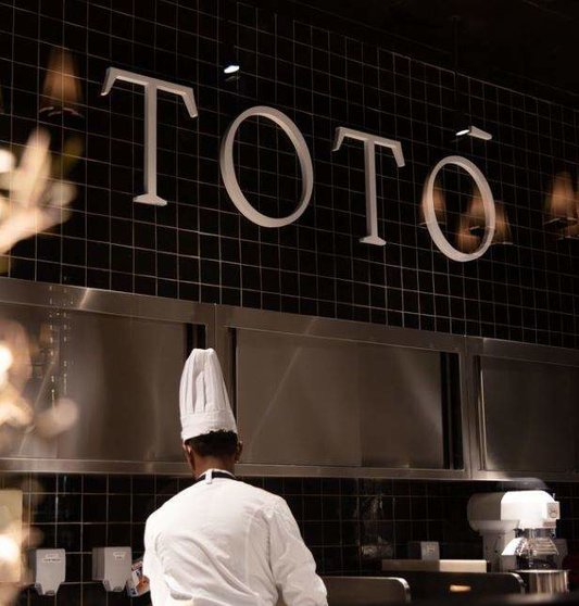 Cocina del restaurante Totó en Abu Dhabi. (Instagram)