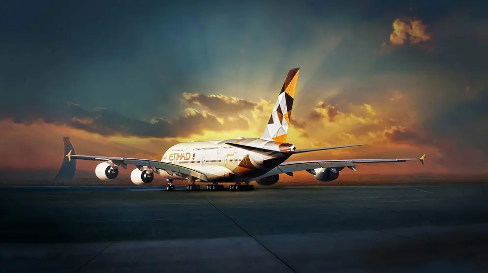 Una aeronave de la aerolínea Etihad. (WAM)