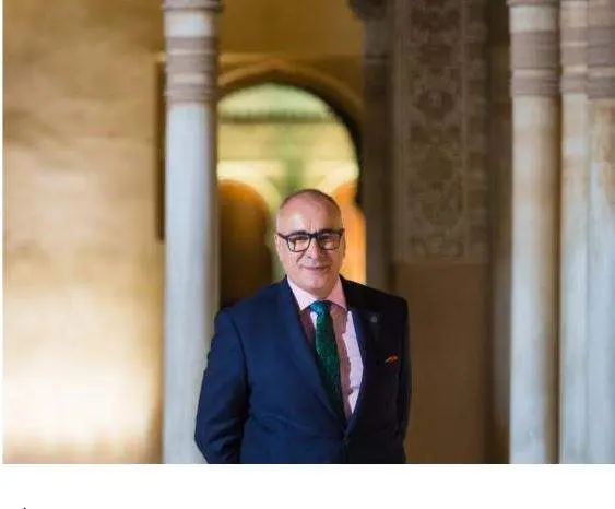 El director general del Patronato de la Alhambra y el Generalife. (Cedida)