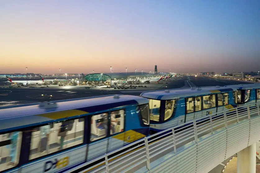Una imagen del Aeropuerto Internacional de Dubai. (WAM)