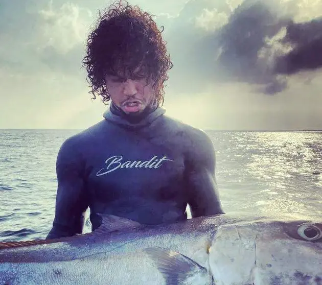 El buceador en una imagen de su perfil de Instagram.