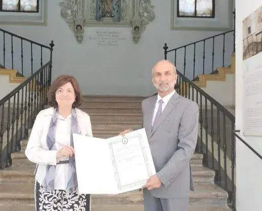 Un momento del homenaje al Aljarwan. (Cedida)