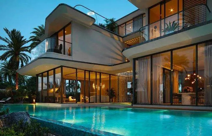 Una maqueta de viviendas en Wadi Villas de Dubai. (Fuente externa)