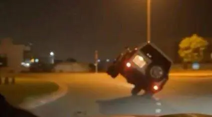 Una captura de pantalla del vídeo difundido por la Policía de Dubai.