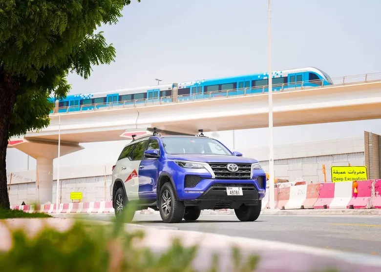 Vehículo de inspección inteligente en Dubai. (WAM)