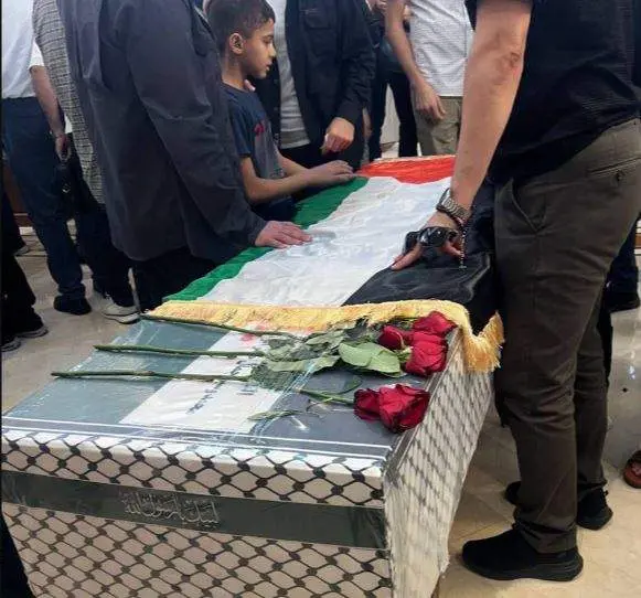 Una imagen del funeral de Haniyeh. (X)
