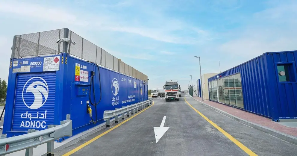 Una zona para descanso de camioneros en Dubai. (WAM)