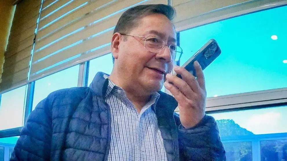 El presidente de Bolivia. (X)