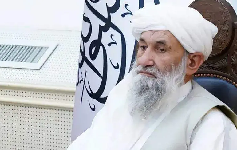 Una imagen de X del primer ministro de Afganistán, Mullah Mohammad Hassan Akhund.