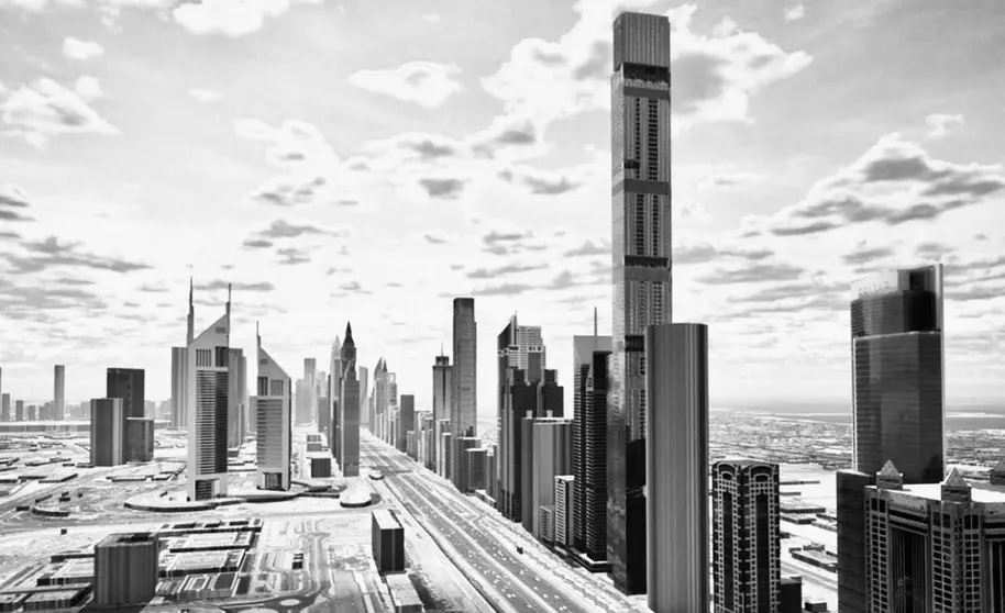 Burj Azizi en Sheikh Zayed Road. (X)