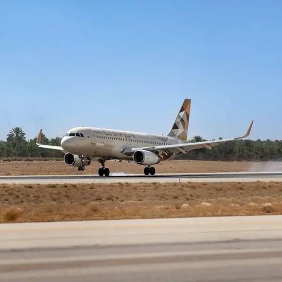 Una aeronave de Etihad Airways. (X)