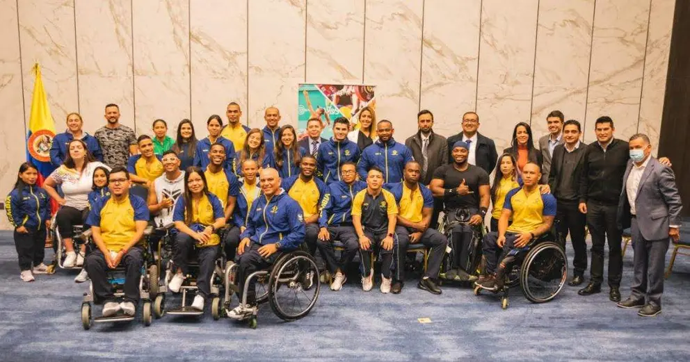Los héroes de la delegación paralímpica colombiana. (Fuente externa)