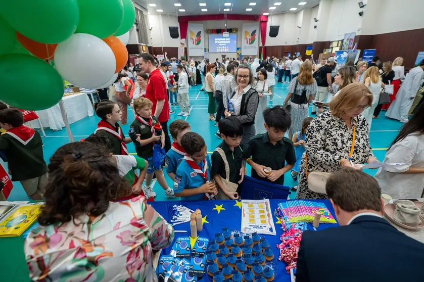 Un momento de la celebración del Día Europeo de las Lenguas. (WAM)
