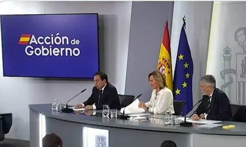 Un momento de la rueda de prensa de presentación de la herramienta digital. (X)