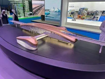 Maqueta de una estación de Metro de Dubai de la Línea Azul. (Fuente externa)