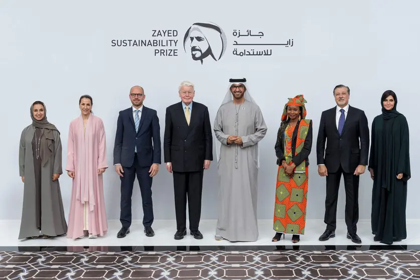 Una imagen de jurado del Premio Zayed de Sostenibilidad 2025. (WAM)