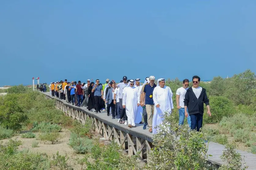 Santuario Marino de Jebel Ali en el sur de Dubai. (WAM)