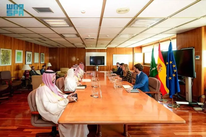 Las delegaciones saudí y española se reúnen el sábado en Madrid. (SPA)