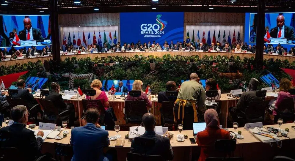 Reunión del G20 en Brasil. (WAM)