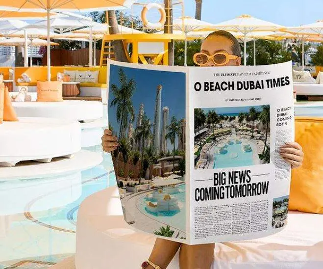 El nuevo Club de Playa de Dubai. (Instagram)