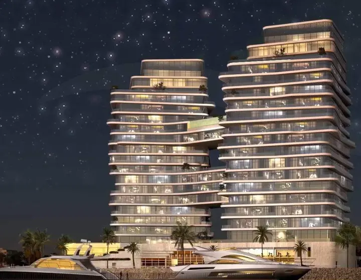 El edificio en la la isla Al Marjan. (Web The Luxe Developers)