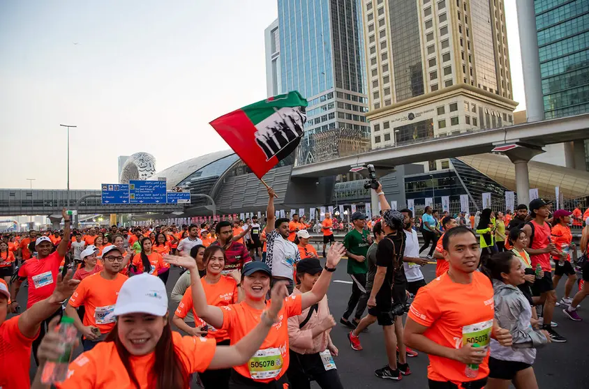 Una imagen de la Dubai Run 2023. (Dubairun.com)
