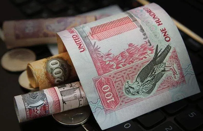 Billetes de curso legal de EAU. (WAM)