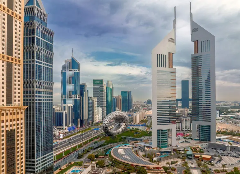 Una imagen del centro de Dubai. (WAM)