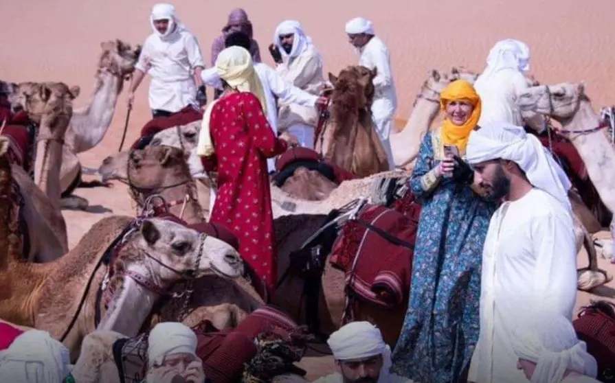 Una edición anterior de la Camel Trek de EAU. (X)