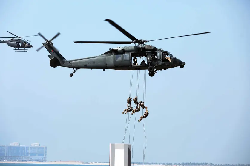 Una imagen de un desfile militar de EAU. (WAM)