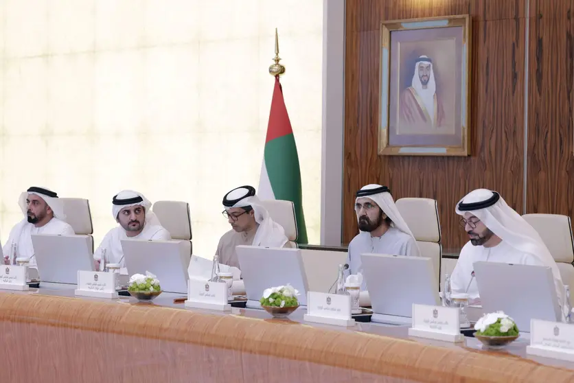 Reunión del Gabinete emiratí este miércoles. (WAM)