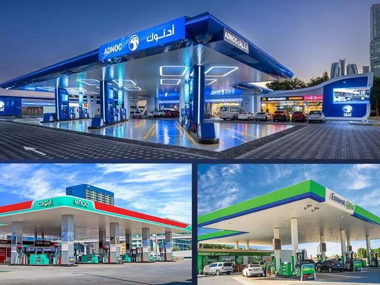 Gasolineras en Emiratos Árabes. (WAM)