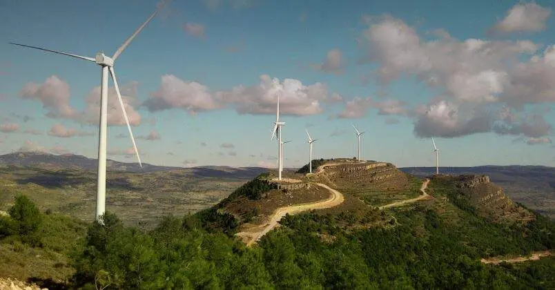 Parque eólico de Saeta. (X)
