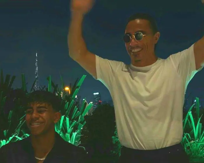 Lamine Yamal en Dubai. (X)